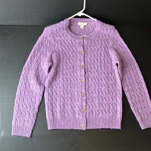 Appleseed’s Wool Cabled Cardigan